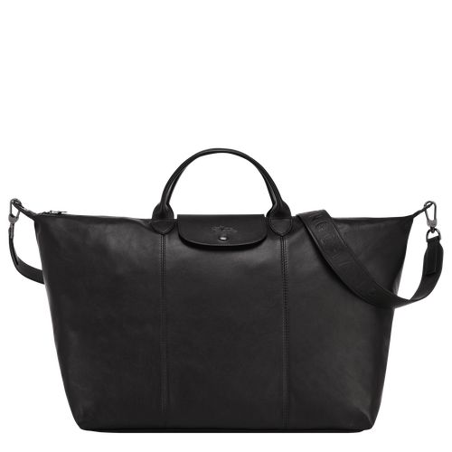 Travel bag L Le Pliage Cuir Black (L1624757001) | Longchamp US | Longchamp