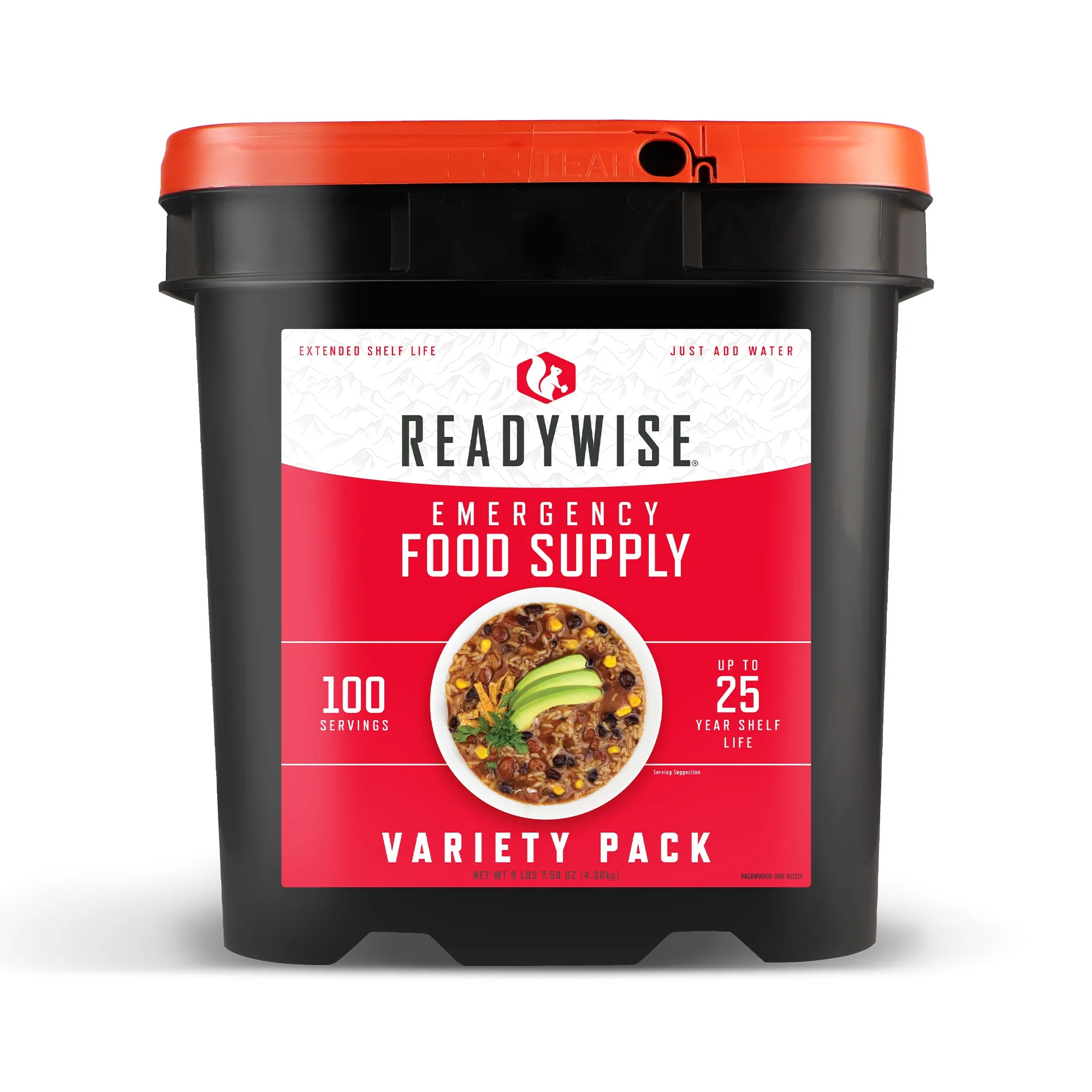 ReadyWise Emergency Food Supply Bucket, 100 Serving | Walmart (US)
