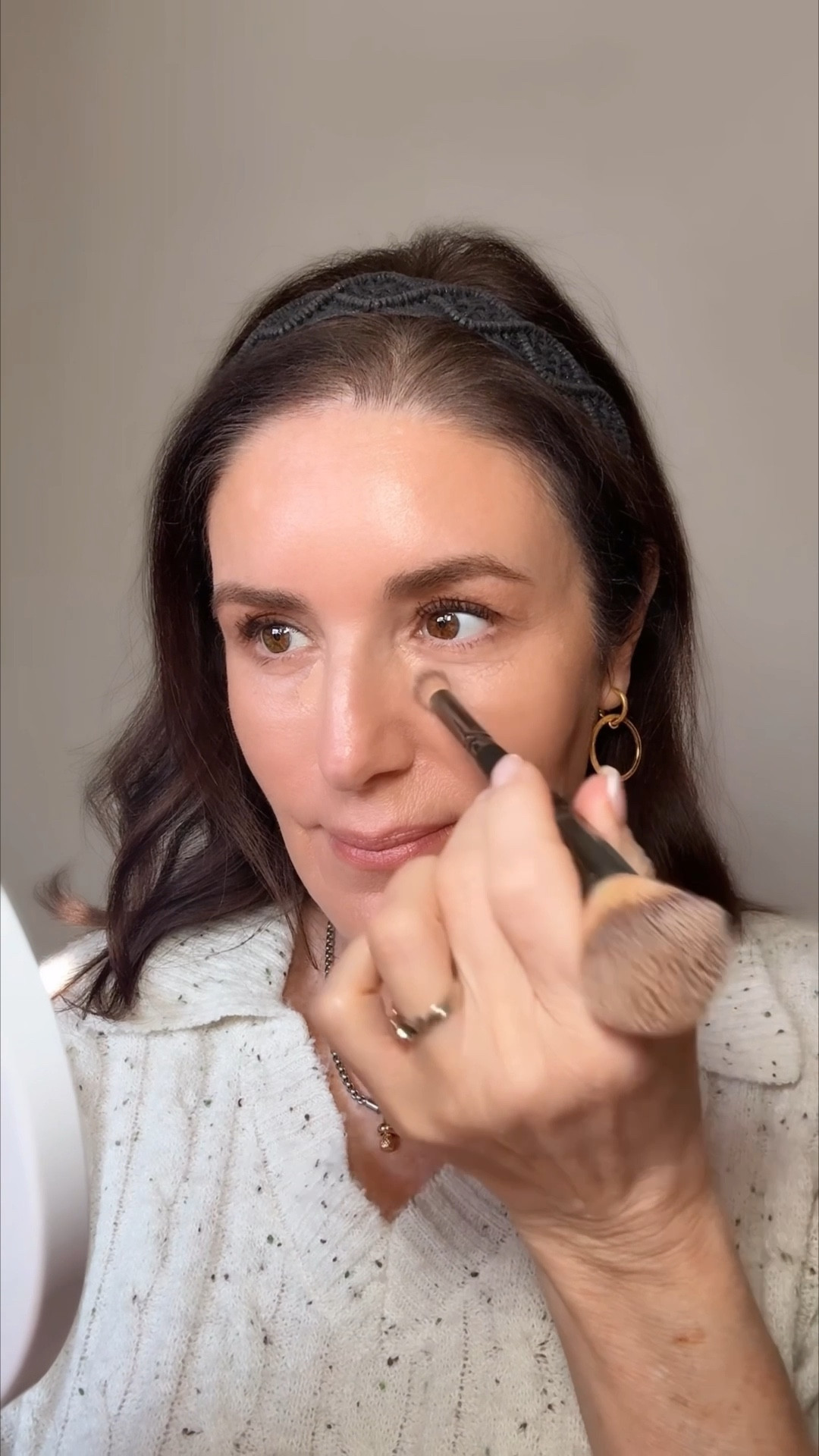 My go-to mature makeup routine this winter ✨
Quick base, soft glow, no heavy layers.

Foundation and concealer, 
Shade: N6 (both)

Brightening serum blush
Shade: berry flush

Lipstick
Shade: Pink Mauve

#LTKgrwm #LTKBeauty #LTKOver40