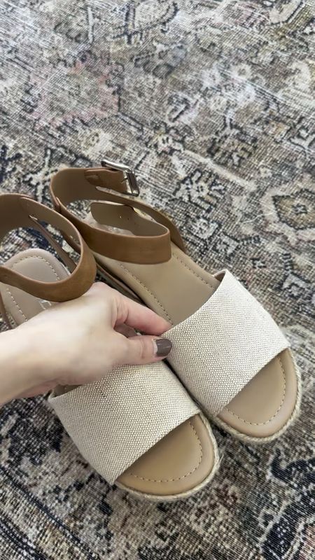 Neutral tone open toe buckle ankle strap wedge casual sandal - perfect to pair with a spring dress! These run big - size down at least half a size. 



#LTKfindsunder50 #LTKstyletip #LTKSeasonal