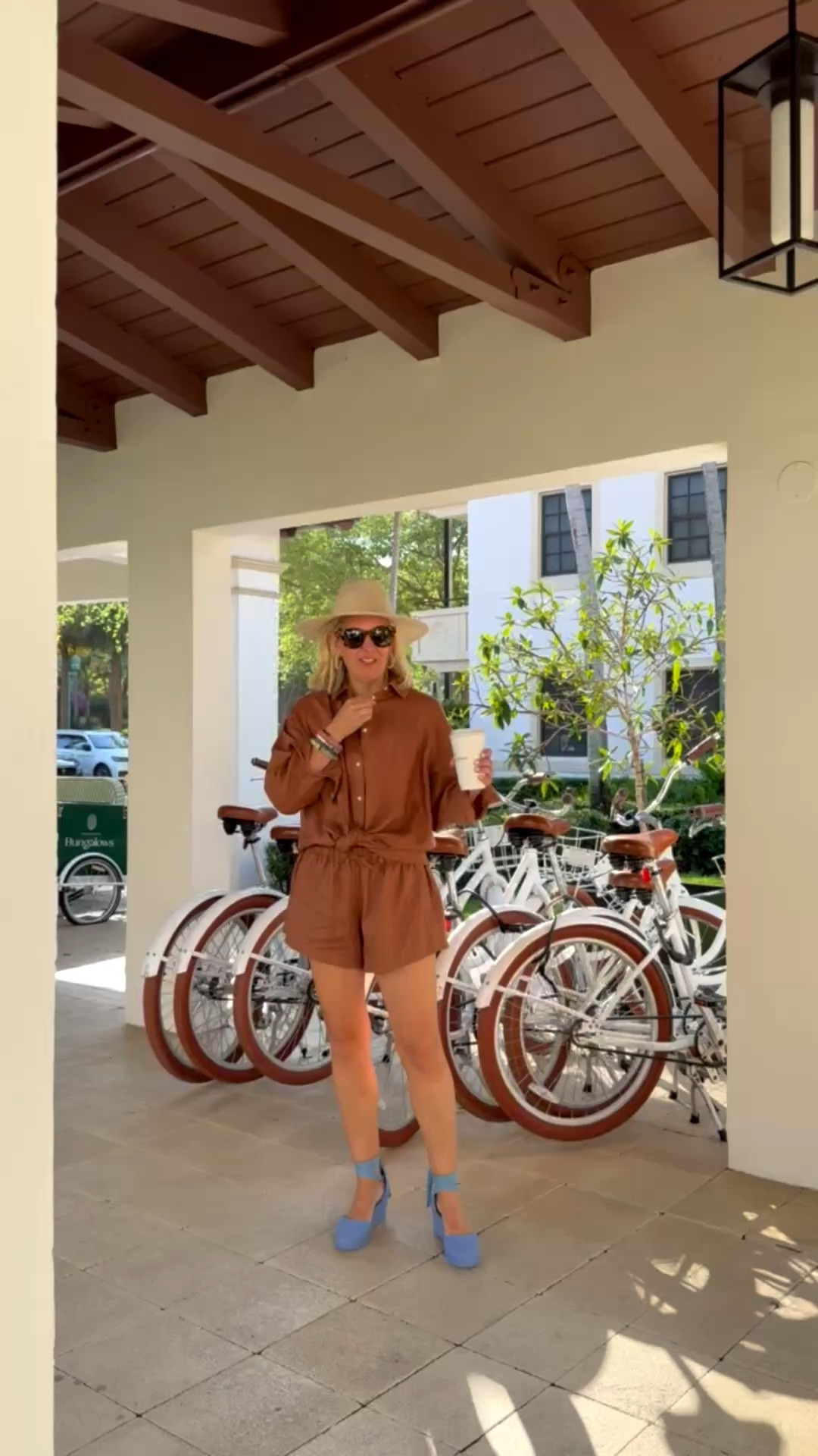 Daytime look! Pro tip…buy pieces that you can wear as an outfit or cover-up. The new SPANX swim is amazing y’all! It is quickly becoming a favorite and these shoes are a huge yes! ￼
Swim Top - small
Swim Bottom - medium
Beach Top & Shorts - small 
Shoes - 8 
*Use code Catherinexspanx for 15% off + free shipping on 1st order
*Use Catherine20 at Allie + Bess


#LTKTravel #LTKdayinmylife #LTKSeasonal