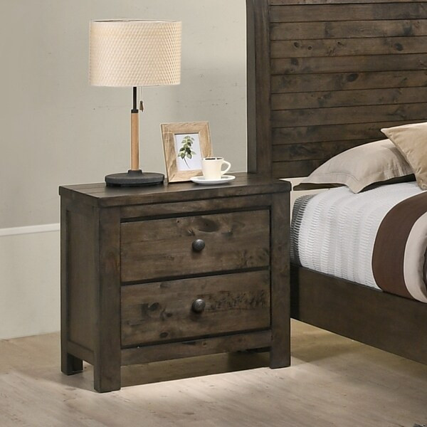 Pavita Weathered Distressed Night Stand | Bed Bath & Beyond