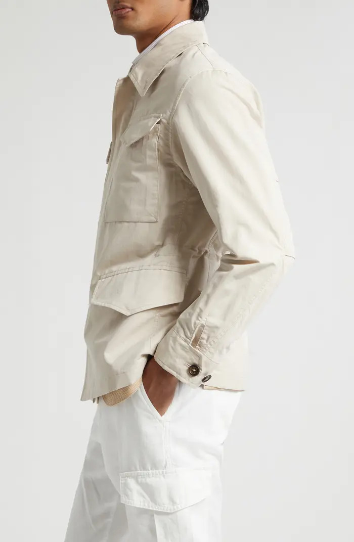 Eleventy Cotton & Silk Field Jacket | Nordstrom | Nordstrom
