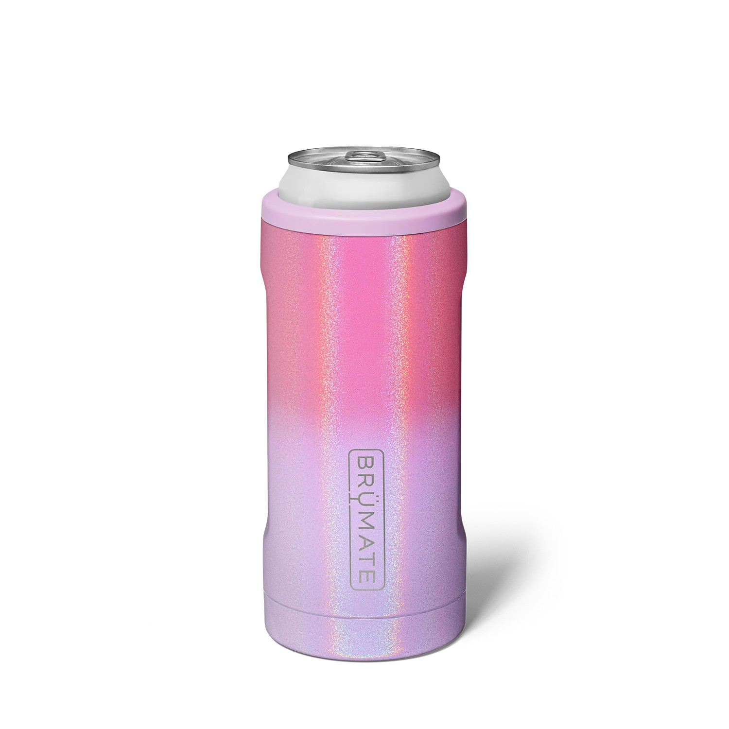 Hopsulator Slim Glitter Can Cooler - Cotton Candy | BrüMate | Brumate