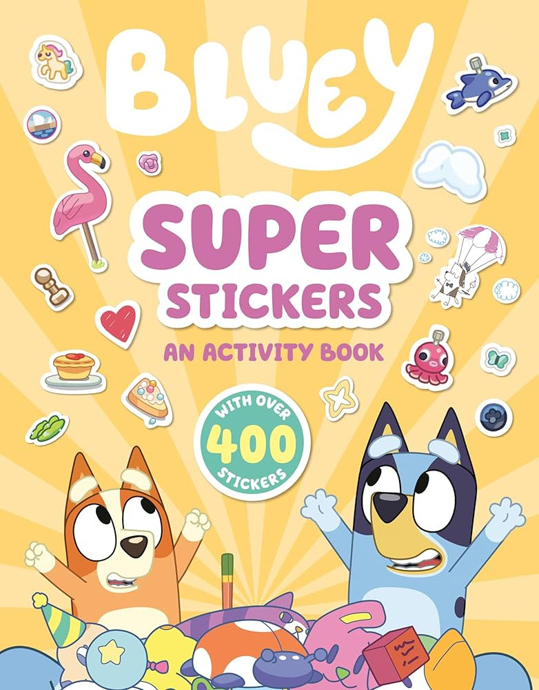 Bluey: Super Stickers: An Activity Book with Over 400 Stickers | Amazon (US)