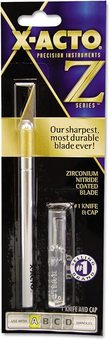 X-ACTO Precision Utility Knife, Z-Series #1, Sharp, Durable, Includes Safety Cap | Amazon (US)