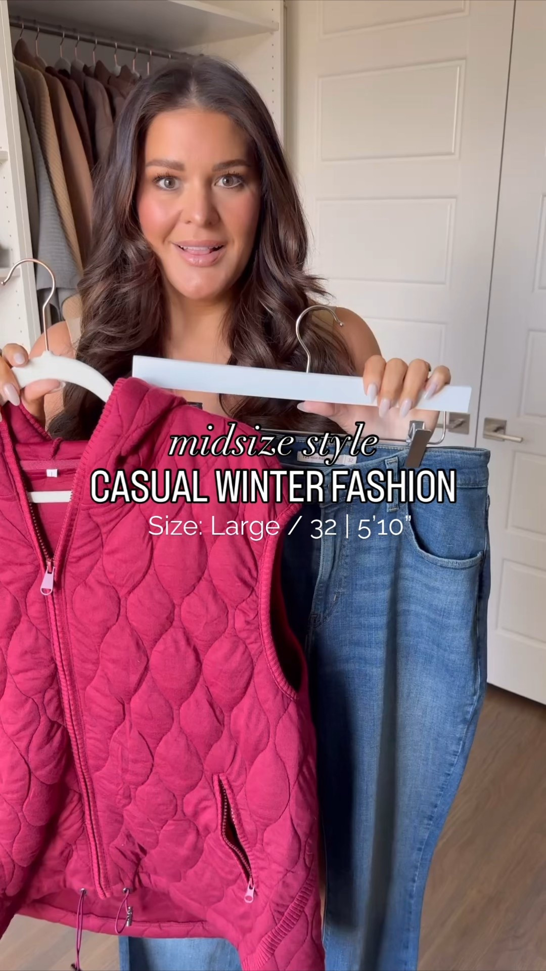 Found the cutest quilted vest on Amazon and the most incredible jeans! They fit like an absolute glove. Here’s a little outfit inspo for a casual running errands look! 

 Vest & Shirt: Large
Jeans: 32

millennial fashion, mom style, leggings outfit, Amazon fashion, midsize style, midsize mom style, updating my wardrobe, trendy style, cozy style, school pickup outfit

#midsizefashion #midsizestyle #amazonfinds #amazonfashion #amazonmusthaves #stylereels #fashionreels #casualfashion

#LTKgrwm #LTKmomlife #LTKootd