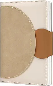 CAGIE Lined Journal for Women, 100GSM Leather Journals for Writing with Buckle Closure,A5 Hardcov... | Amazon (US)