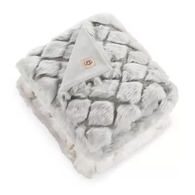UGG® Kaley Faux Fur Throw Blanket | Bed Bath & Beyond | Bed Bath & Beyond
