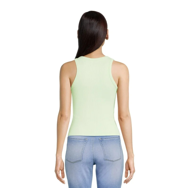 No Boundaries Juniors Seamless High Neck Tank Top | Walmart (US)