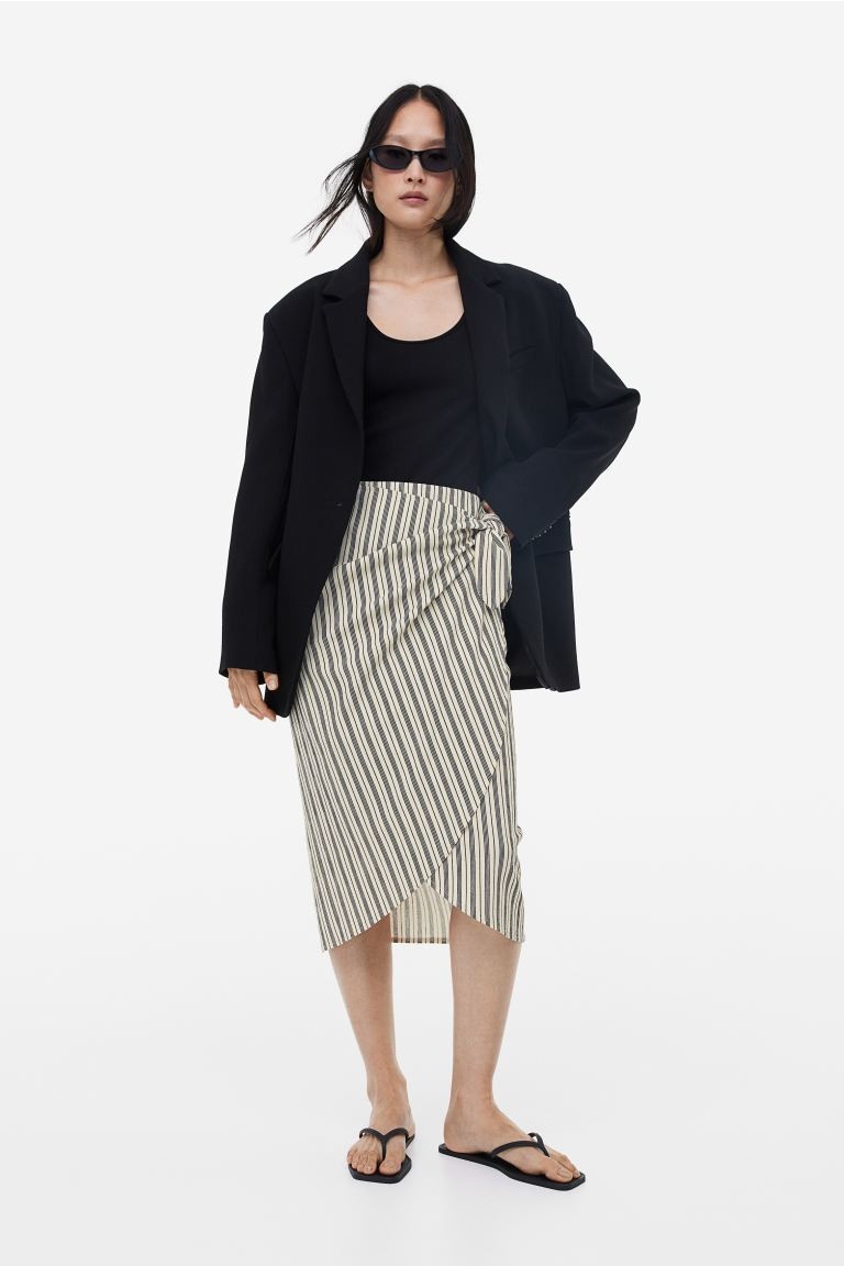 Jersey wrap skirt | H&M (UK, MY, IN, SG, PH, TW, HK)