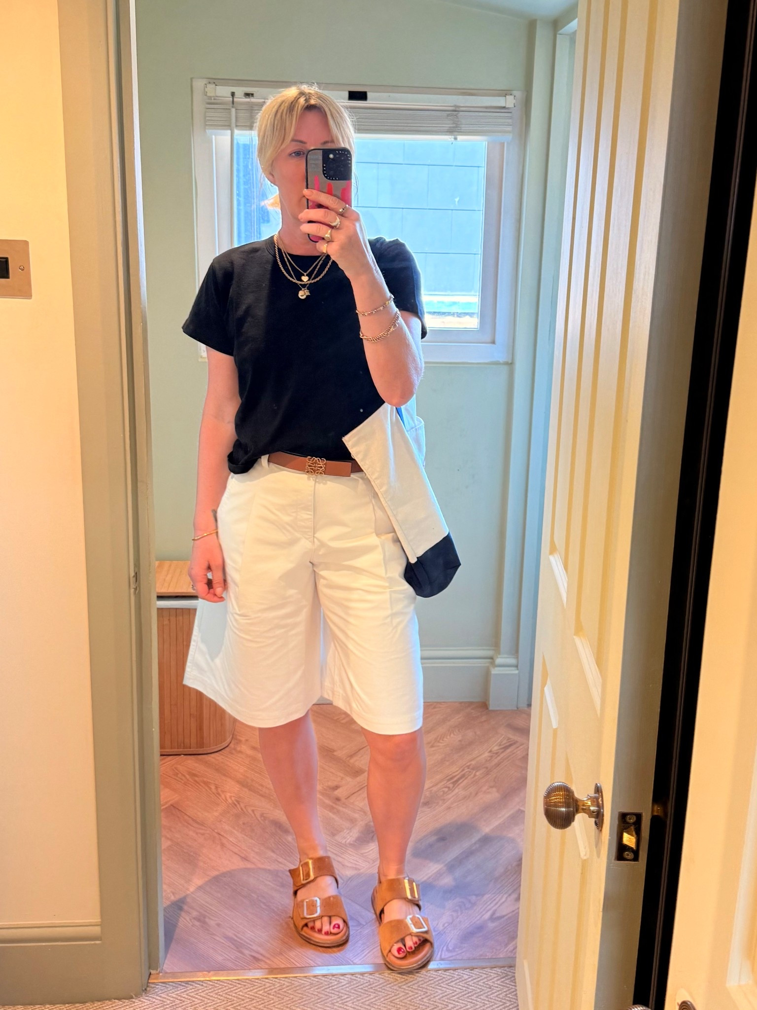 Uniqlo shorts and Air & Grace sandals 

#LTKspring #LTKover50style #LTKuk