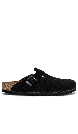 Boston Soft Footbed Clog in Black | Revolve Clothing (Global)