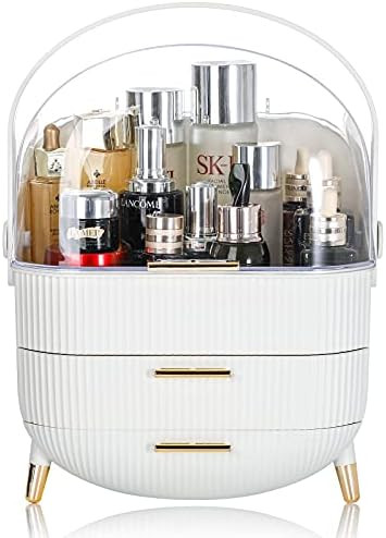 ZOOFOX Makeup Organizer, Waterproof and Dustproof Cosmetics Storage Display Box Case with Lids Fu... | Amazon (US)