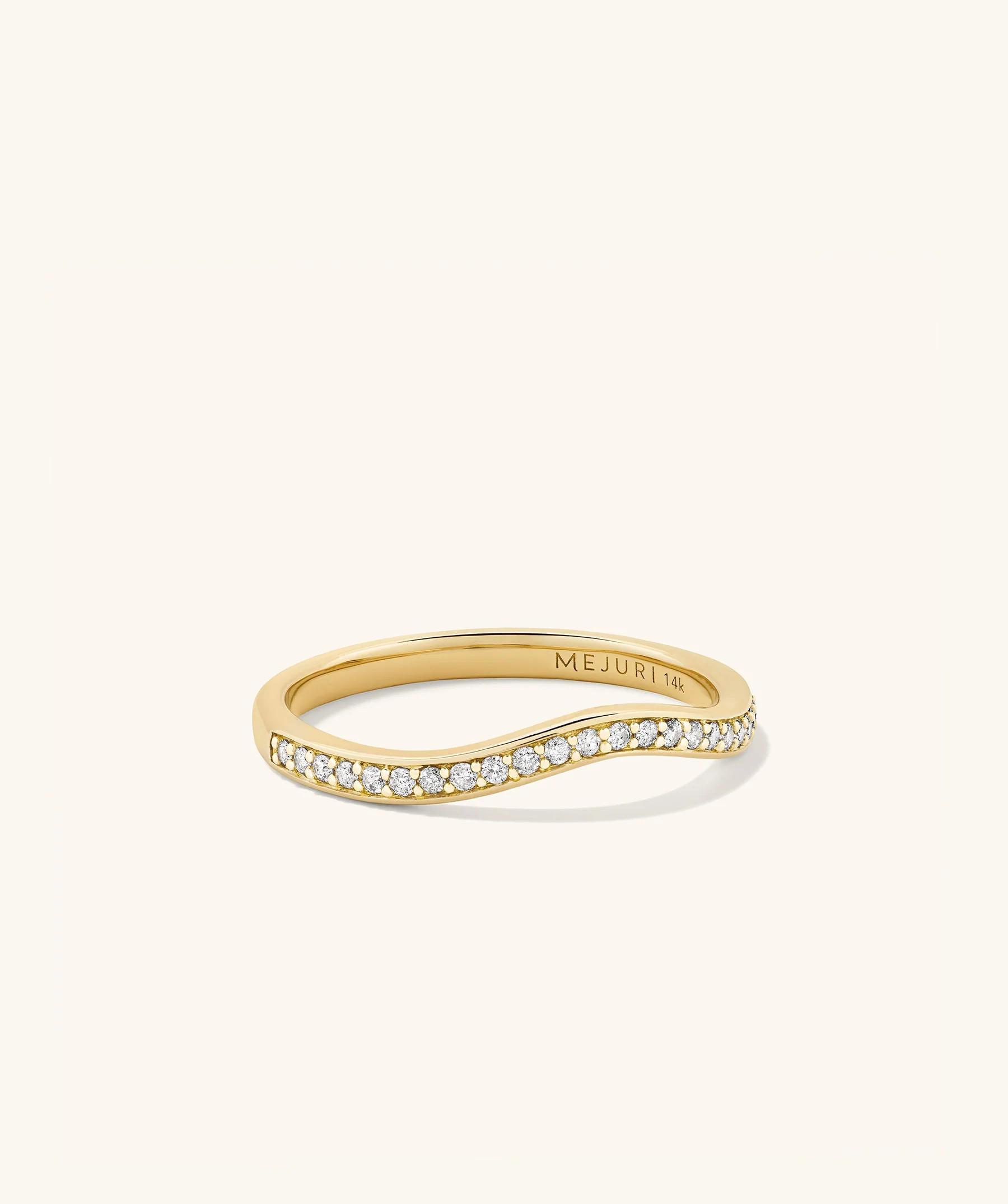 Pavé Diamond Nesting Band | Mejuri Fine Crew