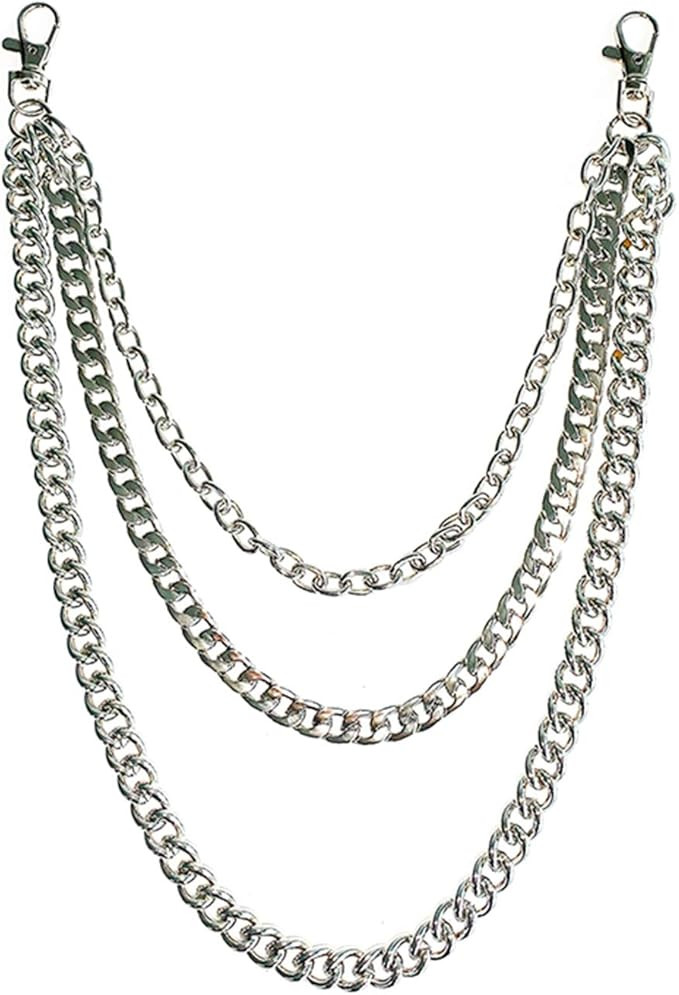 Lainrrew Trousers Chain, Pants Chain Belt Chain Wallet Chain Pocket Chain Hip Hop Punk Jeans Chai... | Amazon (US)