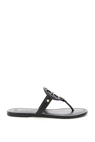 TORY BURCH MILLER LEATHER MULES 8 Black Leather | Residenza725 US