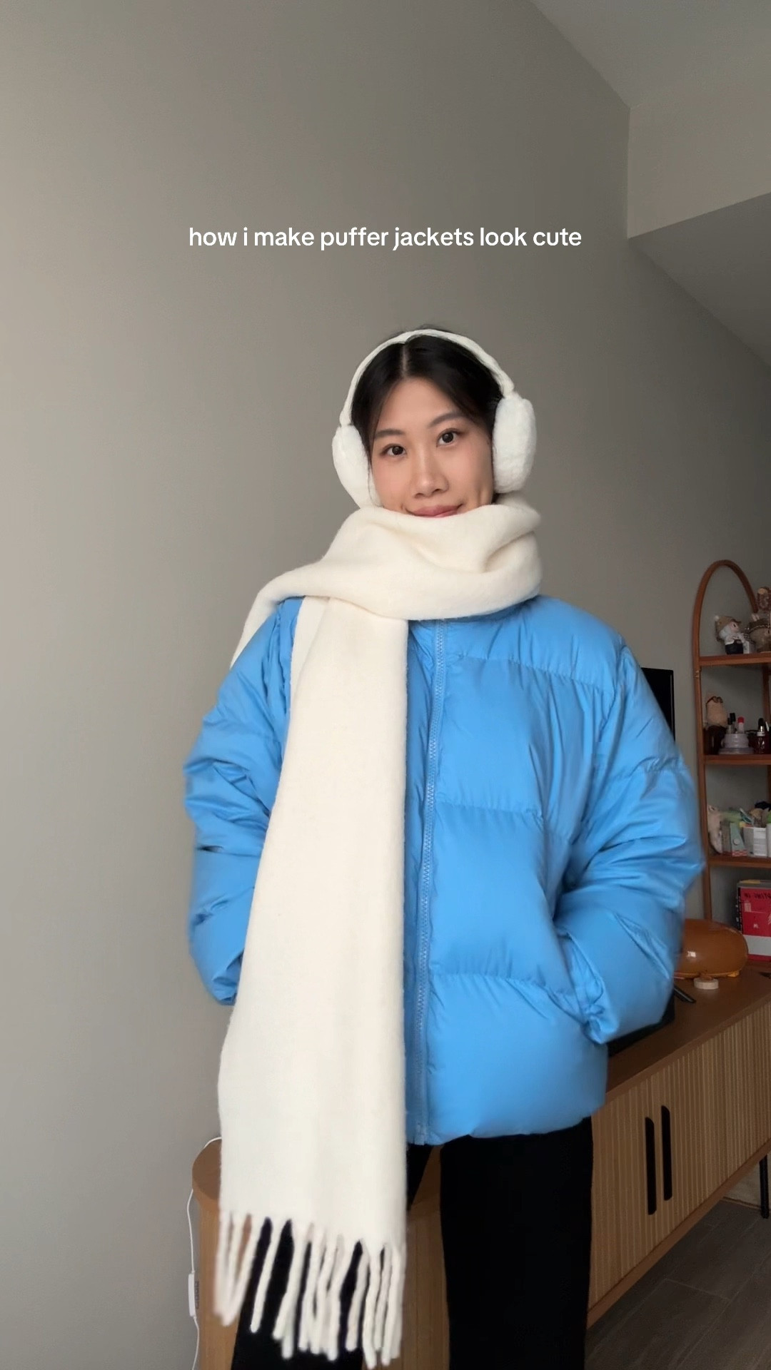 how to make puffer jackets look cute🧣❄️

#LTKHoliday #LTKootd