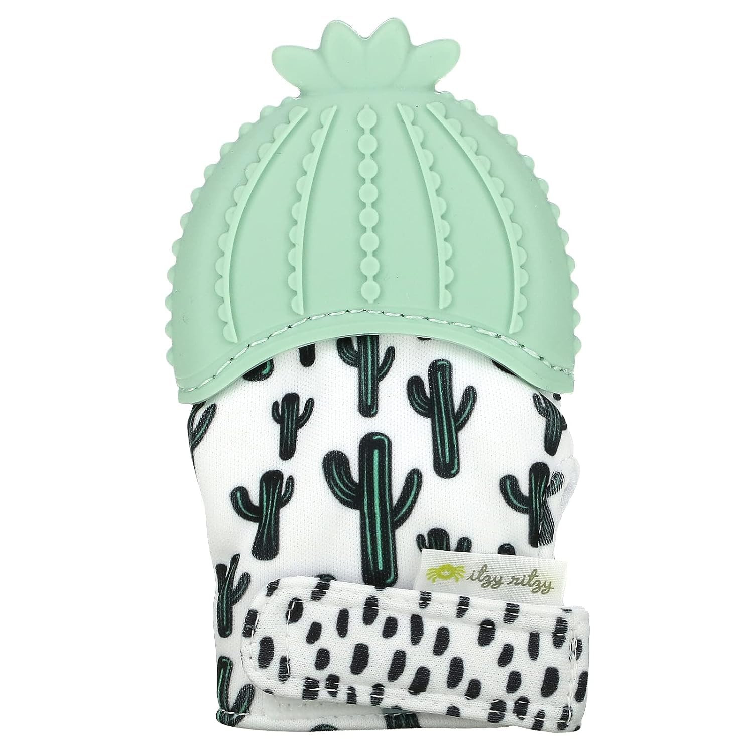 Itzy Ritzy Silicone Teething Mitt - Soothing Infant Teething Mitten with Adjustable Strap, Crinkl... | Amazon (US)
