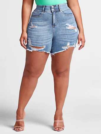 High-Rise Curvy Shorts - Fashion To Figure | Fashion to Figure