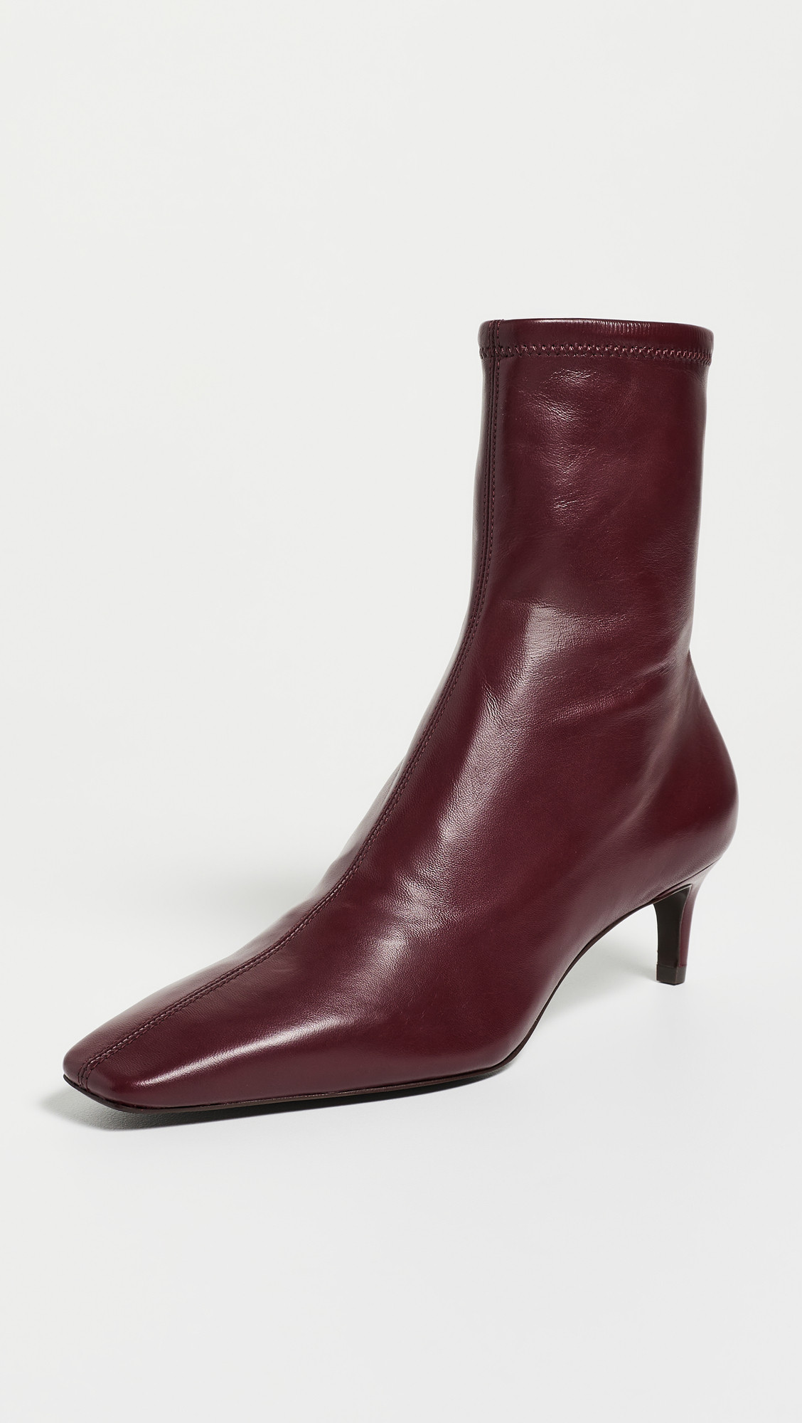 Remy Stretch Ankle Boots - Oxblood Stretch Leather | Shopbop