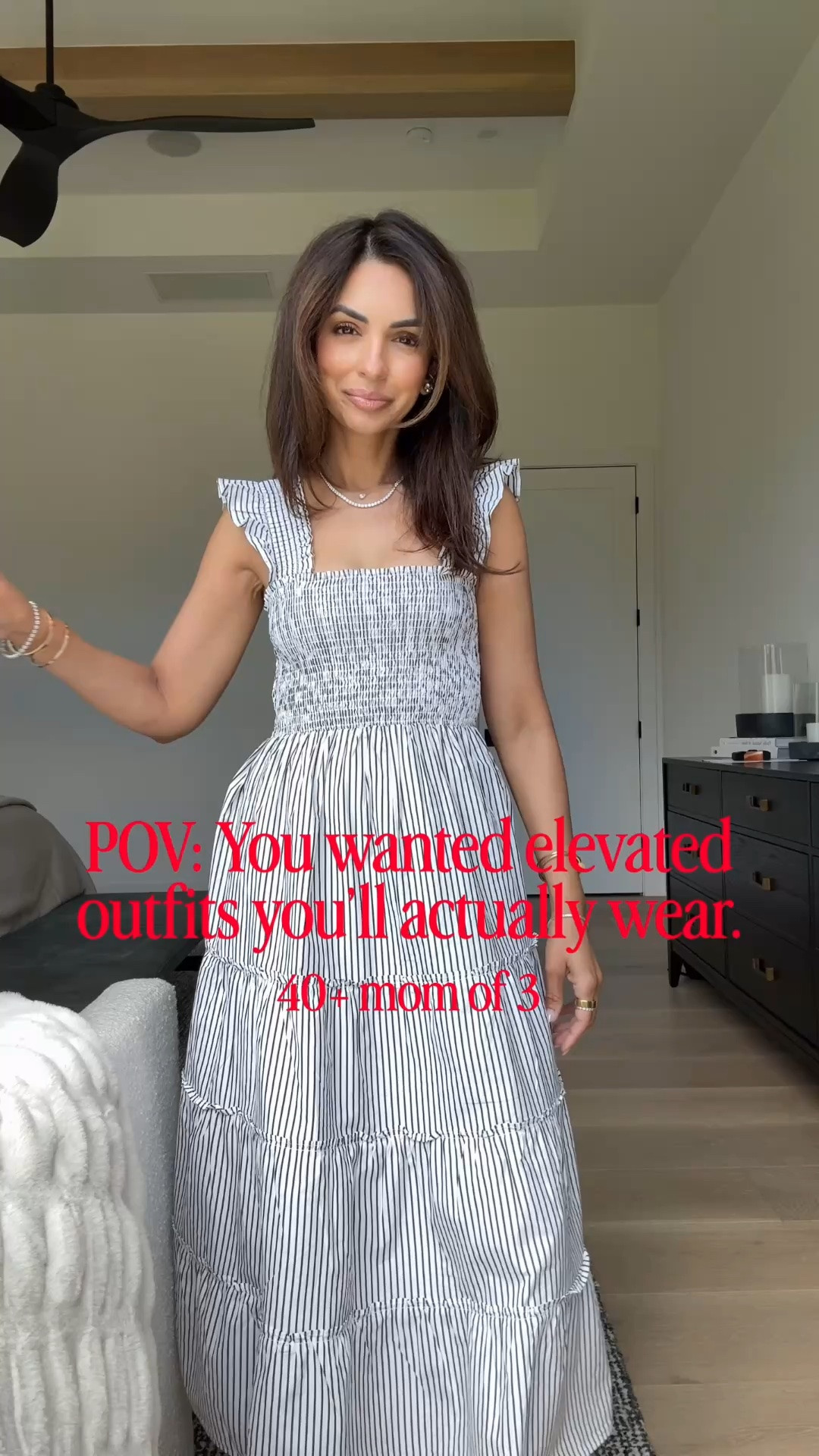Elevated outfits you'll actually wear, I did an xs in all, and petite length in the poplin skirt. Sandals run true to size for size reference!

#LTKPetite #LTKOver40 #LTKootd