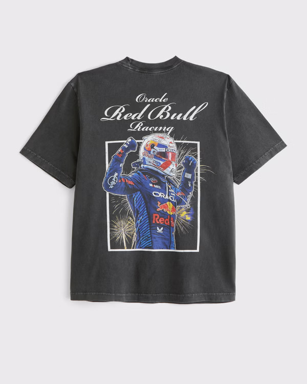 Men's Oracle Red Bull Racing Vintage-Inspired Graphic Tee | Men's Clearance | Abercrombie.com | Abercrombie & Fitch (US)