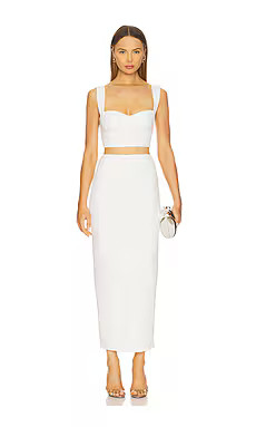 superdown Veneda Skirt Set in White from Revolve.com | Revolve Clothing (Global)