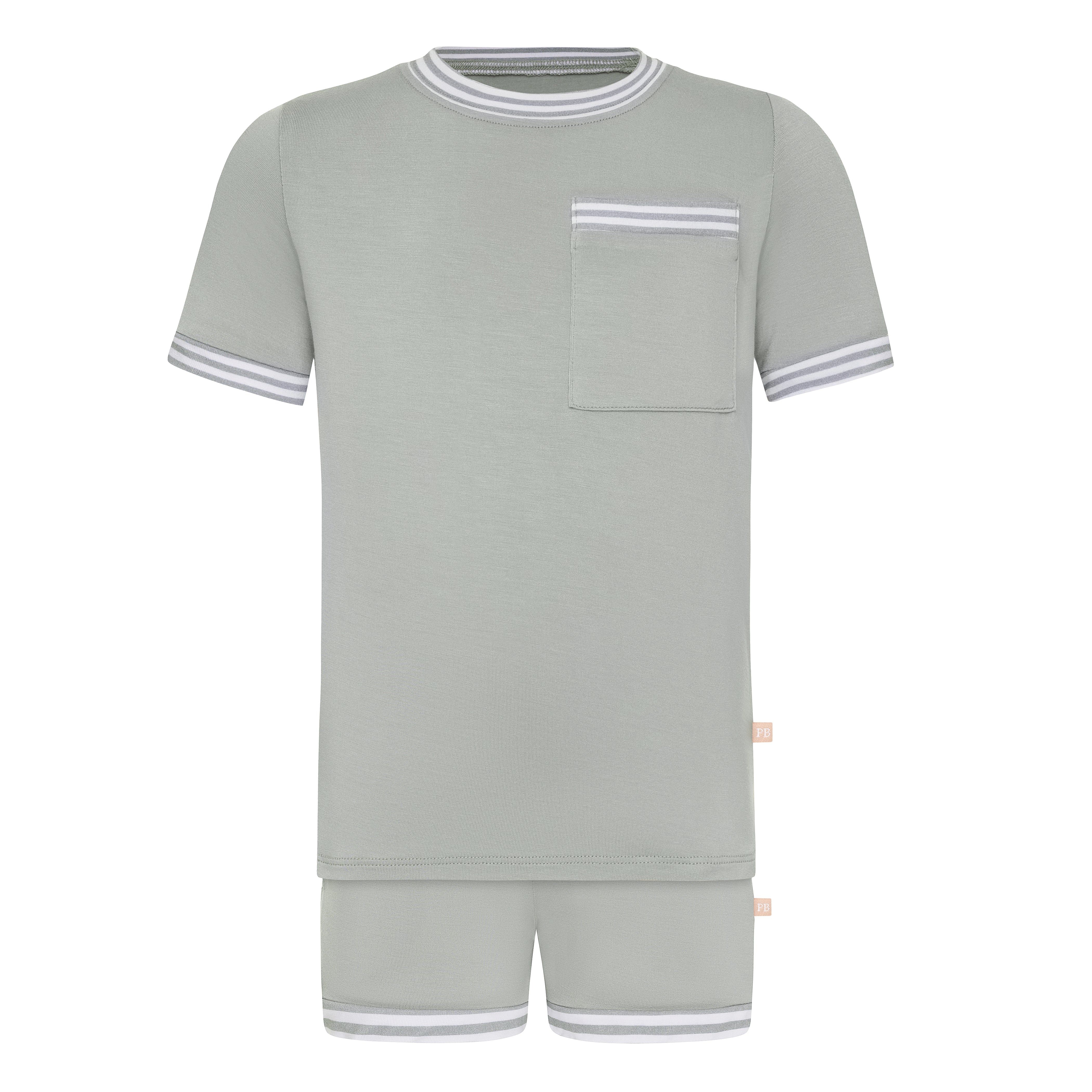 Agave Border Stripe T-Shirt Set | Promise Baby