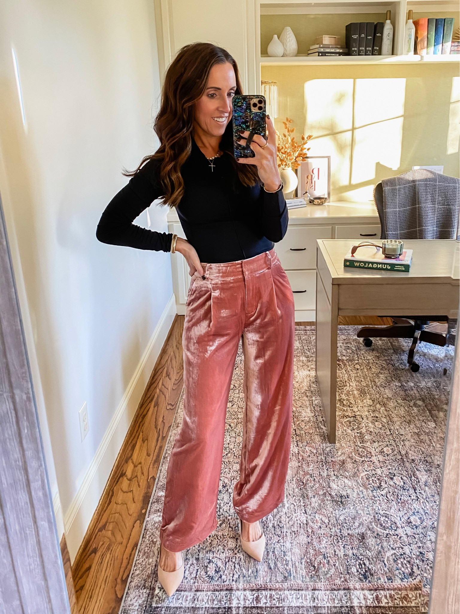 Velvet trouser