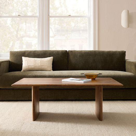 Anton Solid Wood Coffee Table (44"–60") | West Elm (US)