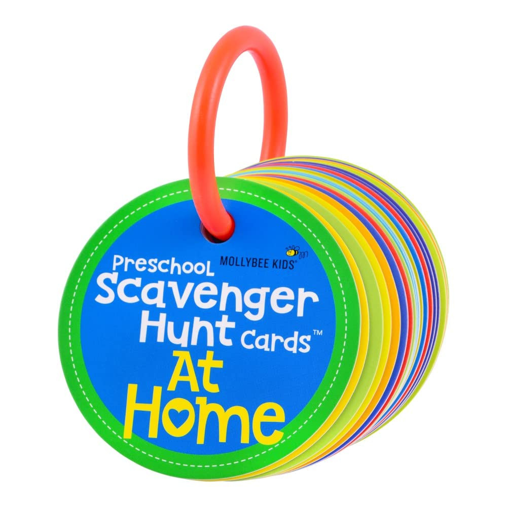 MOLLYBEE KIDS Preschool Scavenger Hunt Cards at Home, Preschool Games, Gifts for Ages 3,4 | Amazon (US)