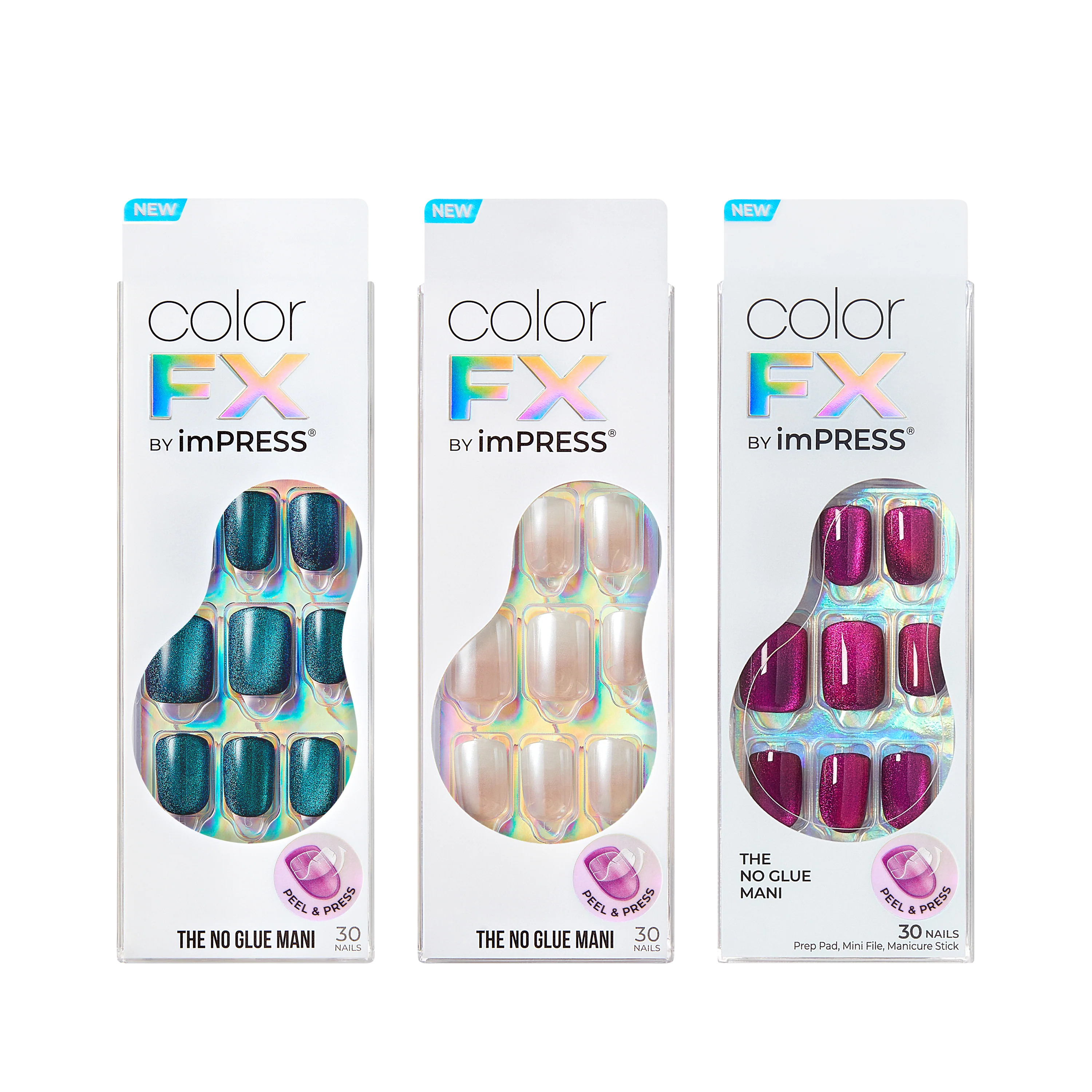 colorFX by imPRESS Press On Nails Bundle - Best Sellers | KISS, imPRESS, JOAH