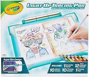 Crayola Light Up Tracing Pad Teal, Kids Drawing Tablet, Gifts, Kids Toys, Ages 6, 7, 8, 9, 10 | Amazon (US)