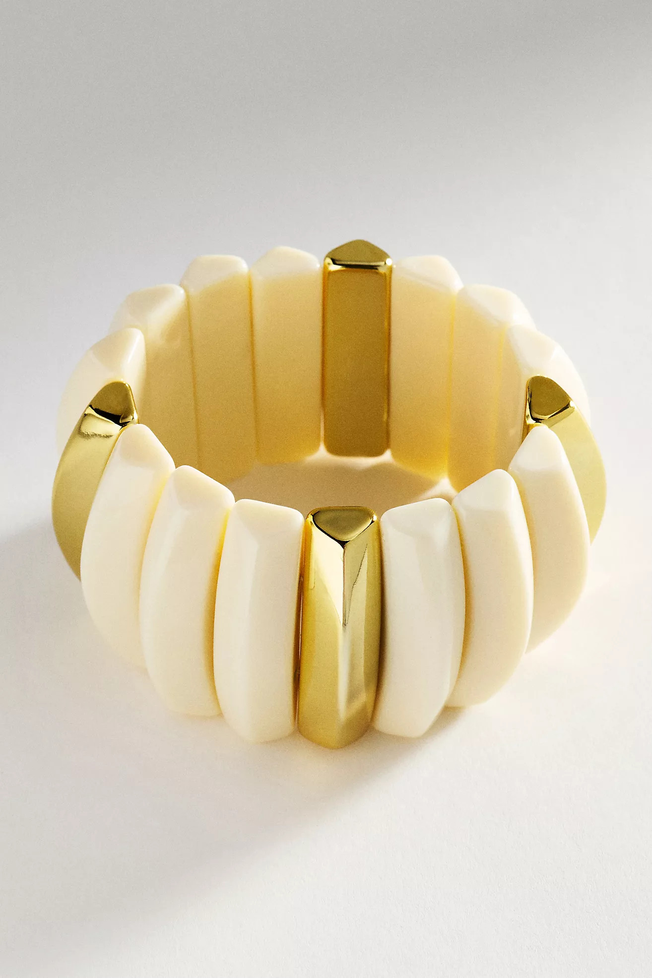 Two-Tone Stretch Bracelet | Anthropologie (US)