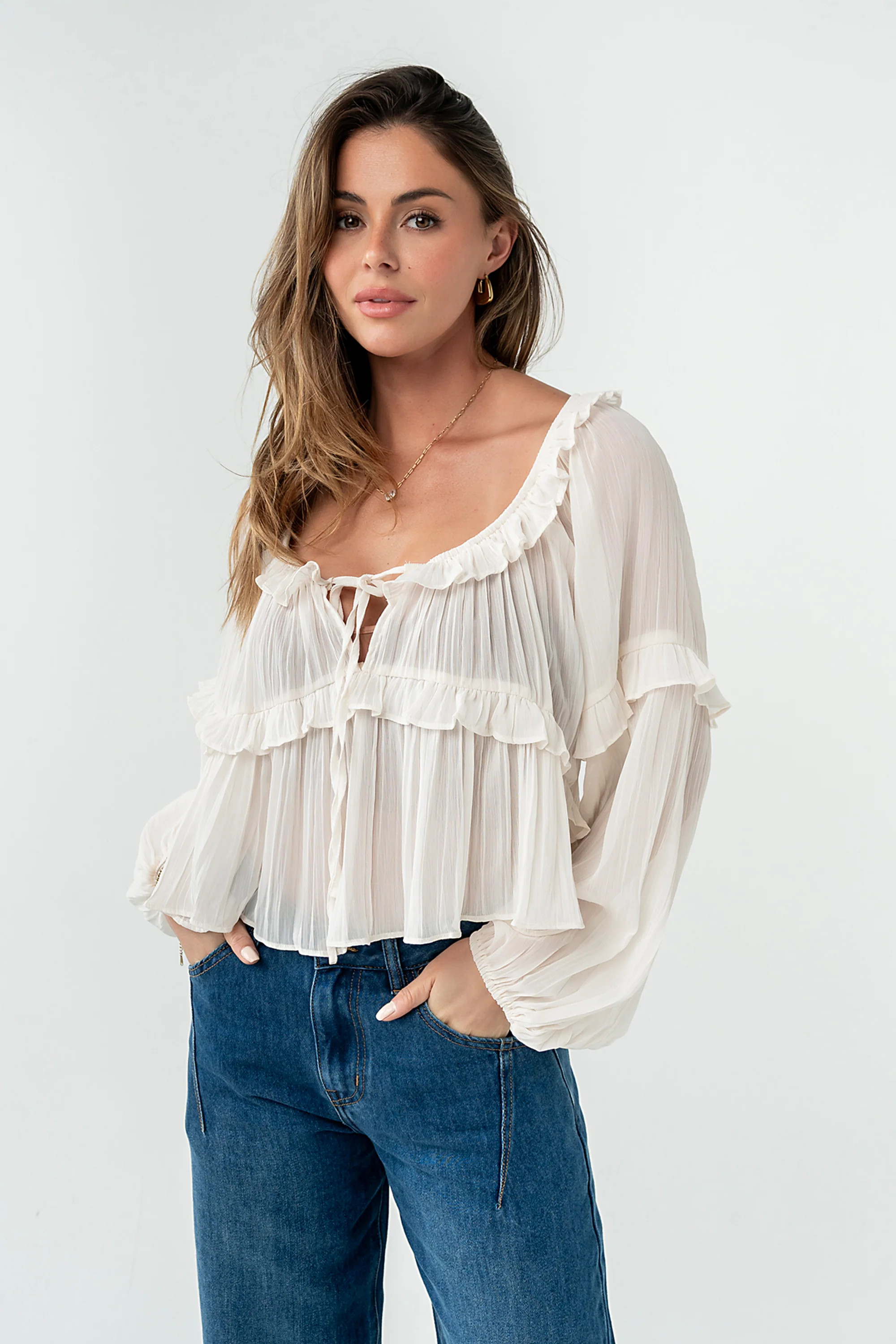 Mina Sheer Blouse | Böhme US