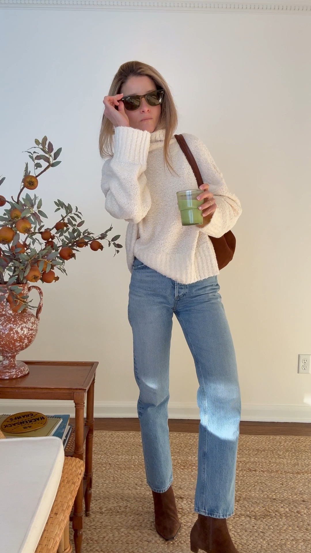 A little bit more about my OOTD. This Ivory Boucle cozy knit is an incredible find. I really wanted the Toteme version that is on sale for $500 but this one is so close for hundreds less. One of my best finds of the entire winter! 

Such a simple outfit when paired with a great pair of straight leg jeans and ankle boots. 

Let me know what you think! 

✨Follow along for everyday outfit inspo like this. I’ll always do my best to bring quality pieces and help you save along the way. 

Xx, Meg

#LTKmomlife #LTKSeasonal #LTKootd