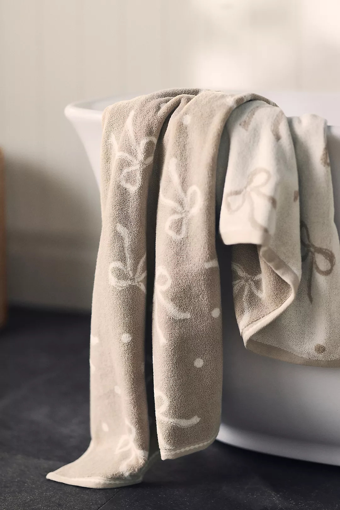 Bow Icon Cotton Bath Towel | Anthropologie (US)