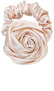 Emi Jay Rosette Scrunchie in Custard from Revolve.com | Revolve Clothing (Global)