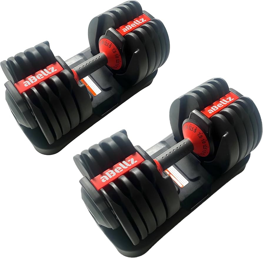 52.5 Lb Adjustable Dumbbell: Adjusts From 5-52.5 Lbs ; 15 Adjustable Weight Settings, COMPACT, SP... | Amazon (CA)