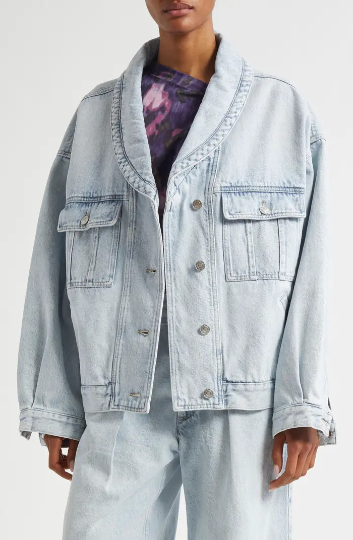Isabel Marant Étoile Liliany Oversize Denim Jacket | Nordstrom | Nordstrom