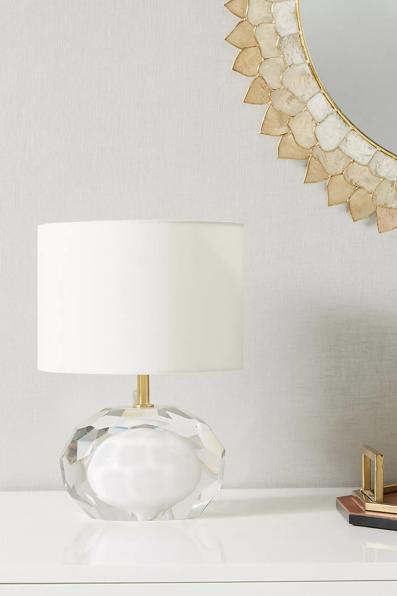 Mara Faceted Table Lamp | Anthropologie (US)