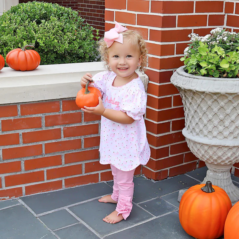 Little Pumpkin Patch Pink Legging Set | Classic Whimsy
