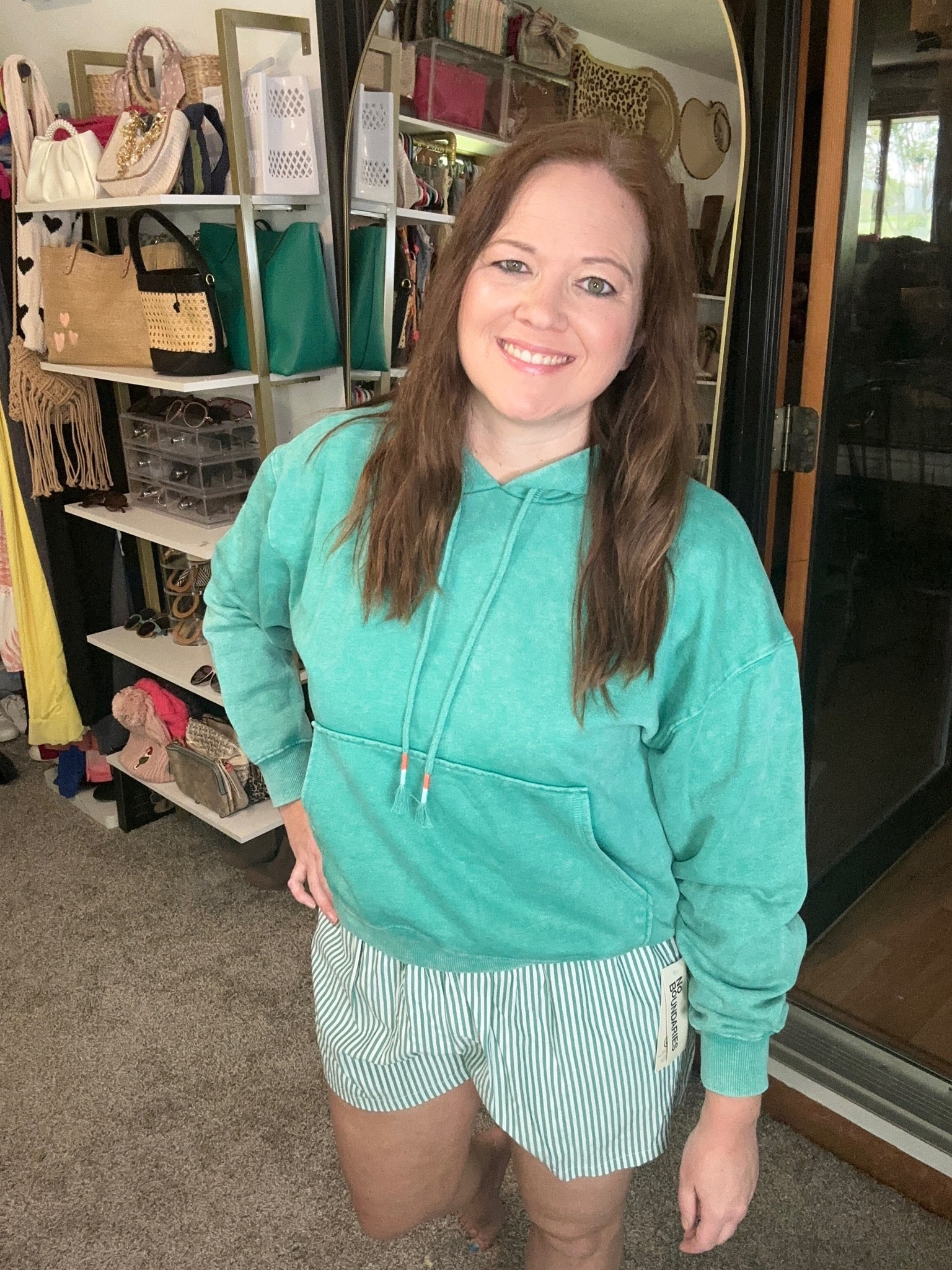 Walmart hoodie and striped shorts for the win on cool summer nights!
Wearing size medium in both!

#LTKmomlife #LTKdayinmylife #LTKSeasonal