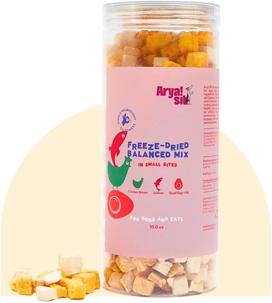 Freeze-Dried Single Ingredient Dog Treats & Food Topper (Balanced Mix) | Amazon (US)