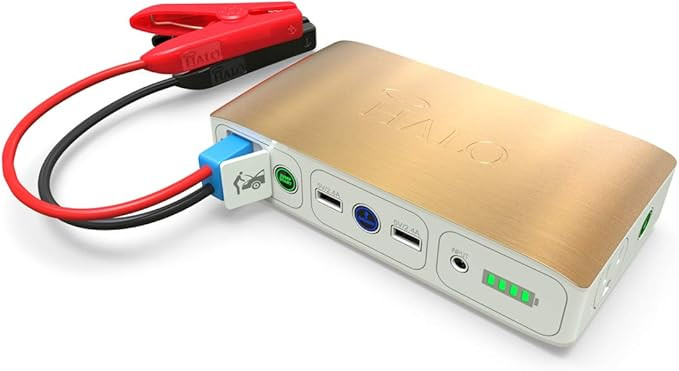 HALO Bolt 58830 mWh Portable Phone Laptop Charger Car Jump Starter with AC Outlet and Car Charger... | Amazon (US)