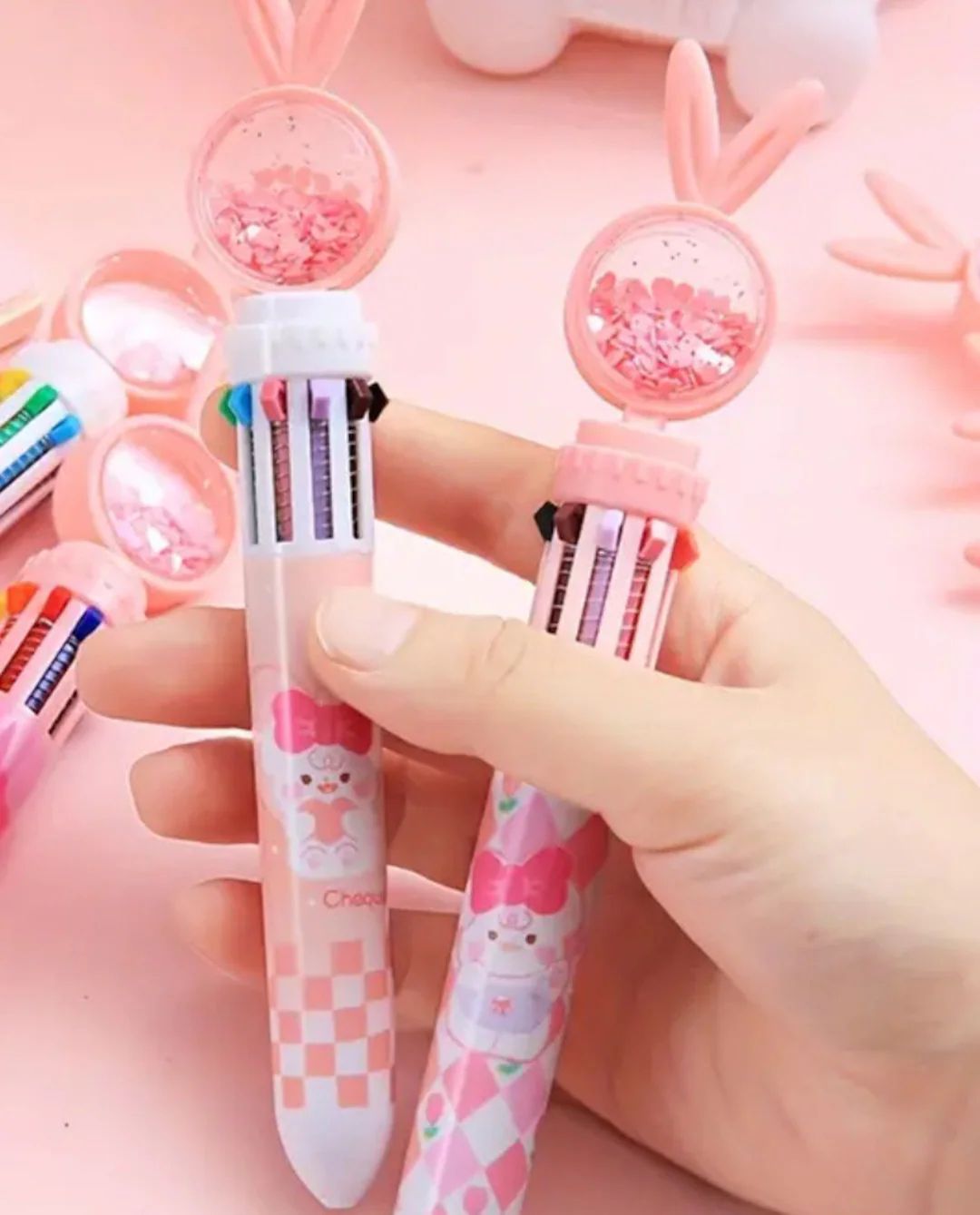 Gift for girls Bunny Pen | Easter Basket stuffer or birthday gift | rainbow pen, cute gift for gi... | Etsy (US)