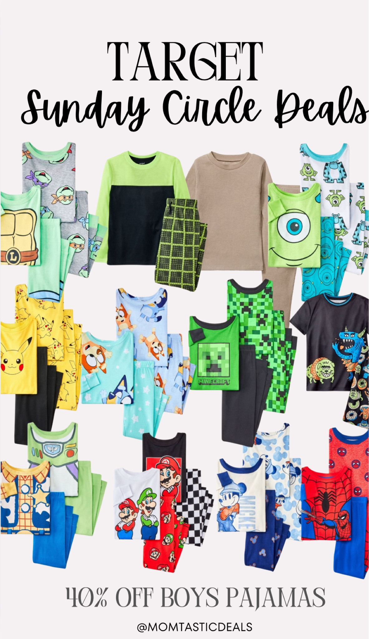 Target Circle deals. 40% off boys pajamas 

#LTKKids #LTKxTarget #LTKSaleAlert