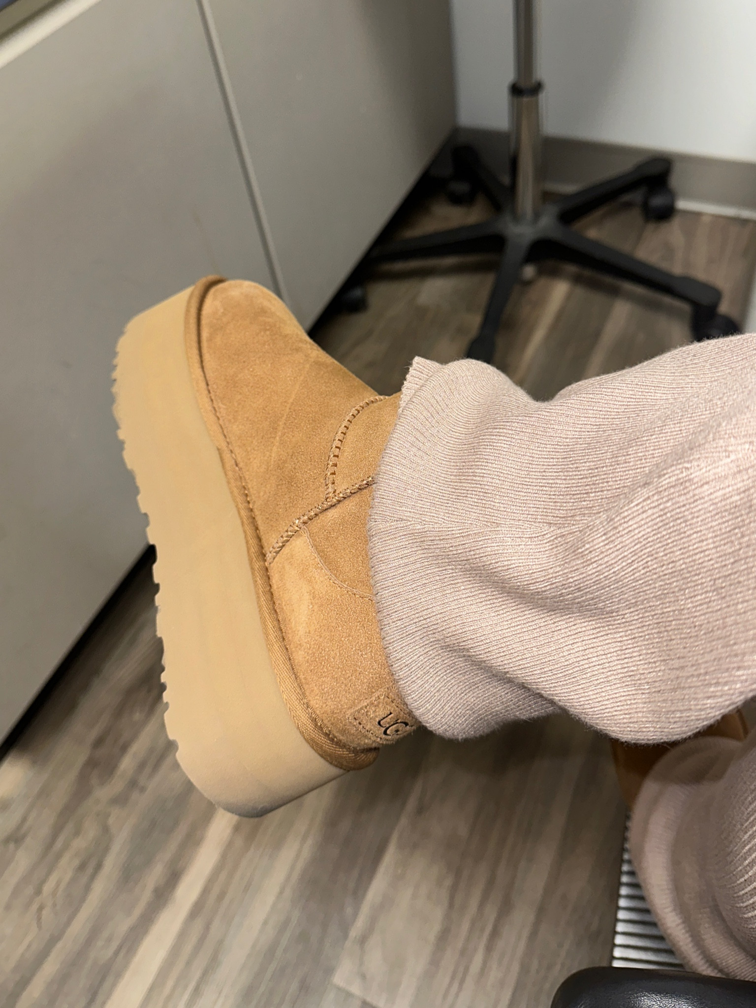 Running errands today and had a few health appointments.  It’s cold out and wanted to be comfy and cozy.  So UGG boots it is #kotd.  These platforms are EVERYTHING!

#LTKU #LTKMostLoved #LTKstyletip