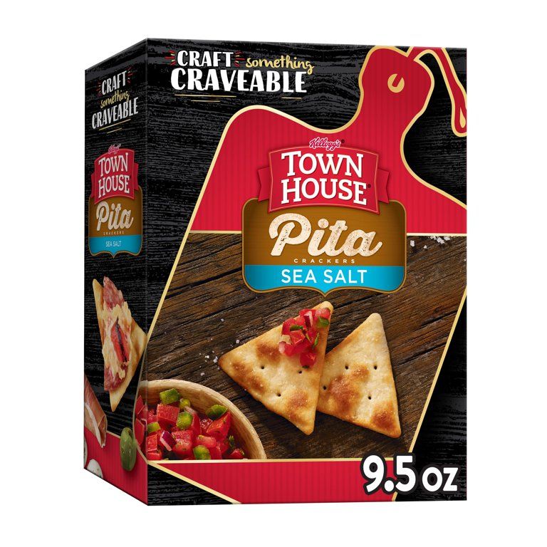 Kellogg's Town House Pita Crackers, Holiday Baked Snack Crackers, Christmas Charcuterie Board Sna... | Walmart (US)